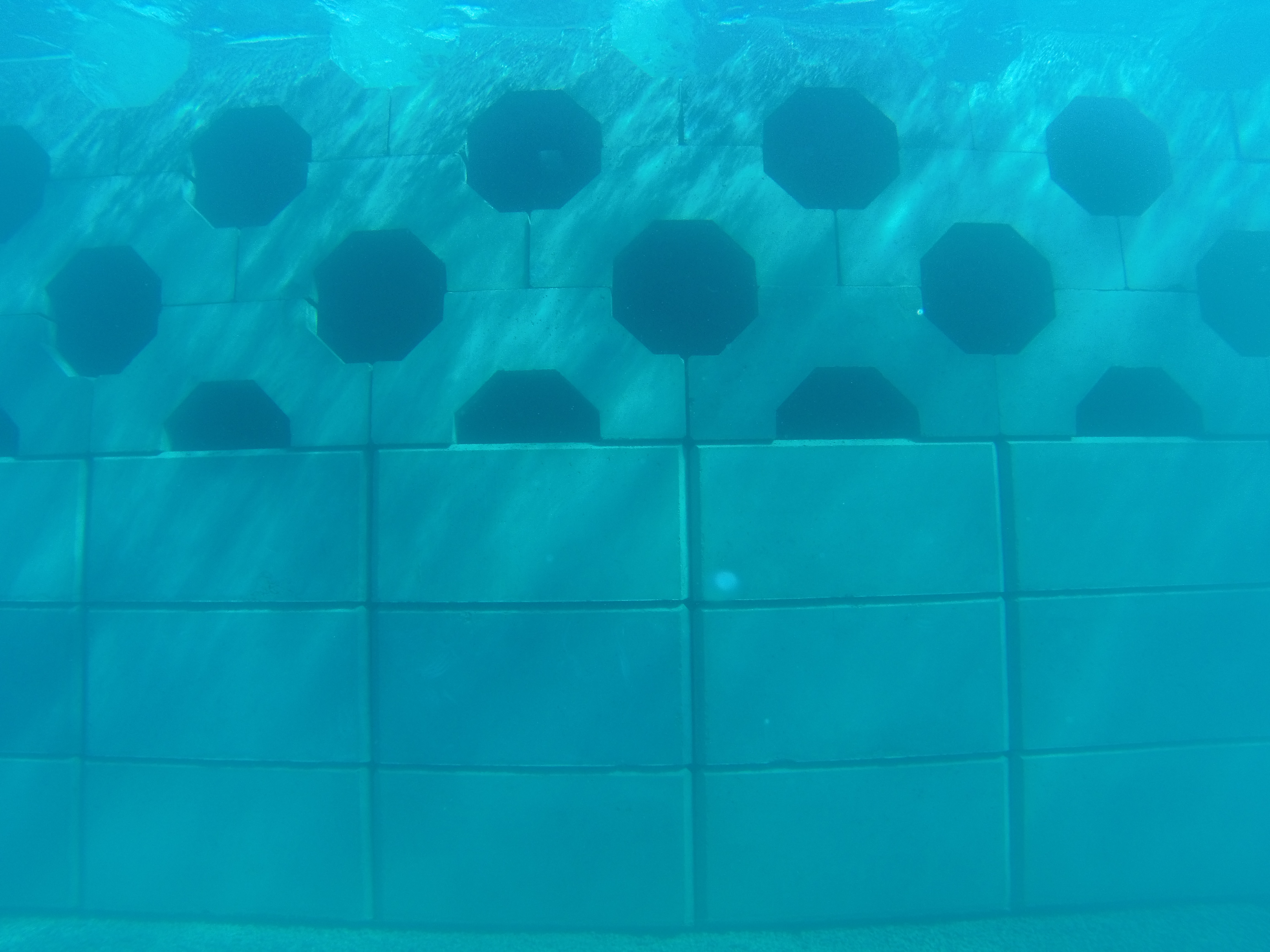 Submerged Block Wall